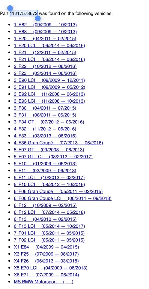 Nuevo perno de cigüeñal genuino BMW para motores N55 TODOS (2011-2018) OEM 11217573672 Foto 4 de 4