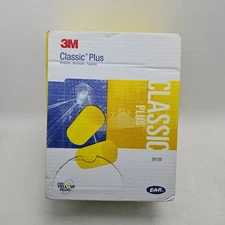 3M E-A-R Classic Plus Earplugs Uncorded Pillow Pack 200 Pairs/Case (310-1101)