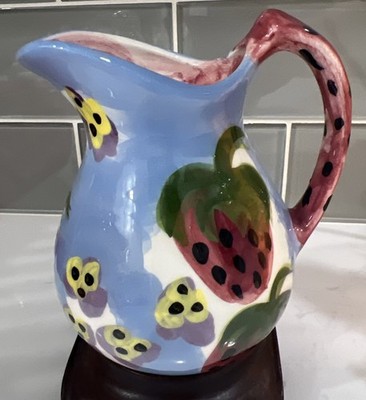 Paper Window USA Ceramic Pitcher Strawberry