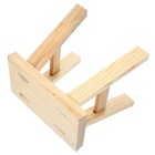 Wooden Step Stool Low Stool Small Low Stool Bathroom Anti-slip Stool Wood Stool