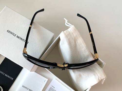Gentle Monster Lolang 01 nero nero | 100% autentico | nuovo di zecca / FedEx - Foto 7 di 15