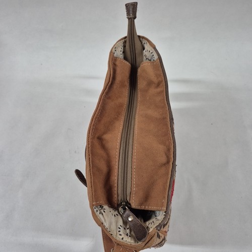 Myra Tasche Baumwolle Leder Azteken Western Fransen 6 Taschen - Bild 15 von 19