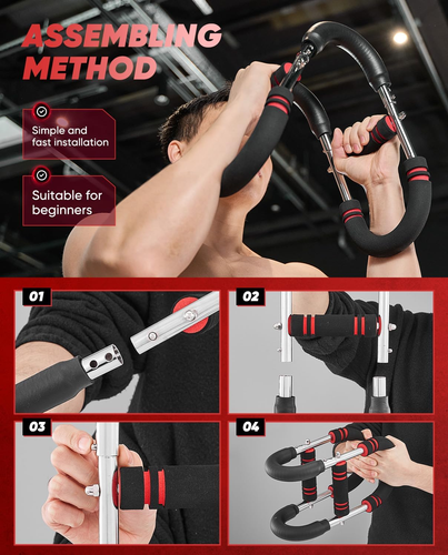 Twister Armtrainer, verstellbarer Unterarmverstärker, Armtrainingsgerät, Ch - Bild 7 von 12