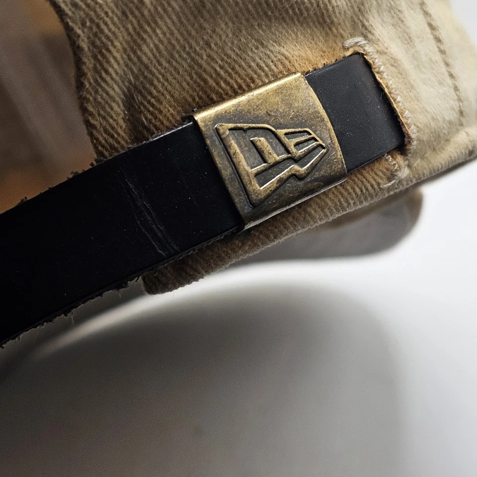 Бейсболка Michigan Wolverines винтажная New Era сделано в США бежевая... - Изображение 4 из 4