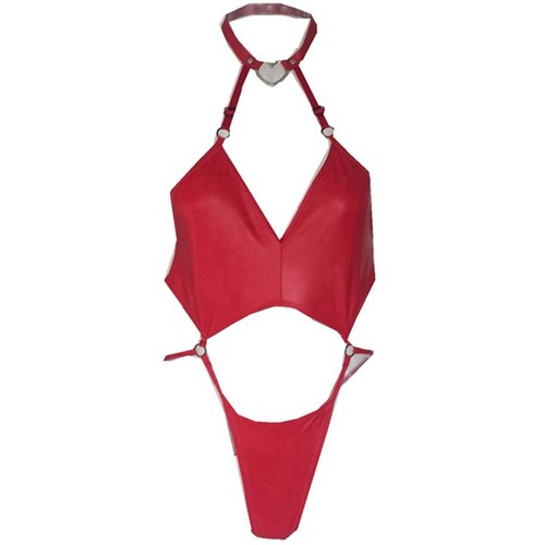 Comfy Fashion Bodysuit Lingerie Women\'s Wet Look G-string Thong Leotard - Picture 4 of 22