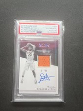PSA AU 10 2018 PANINI NOIR  #301  DEANDRE AYTON   PATCH AUTO 01/99 AI