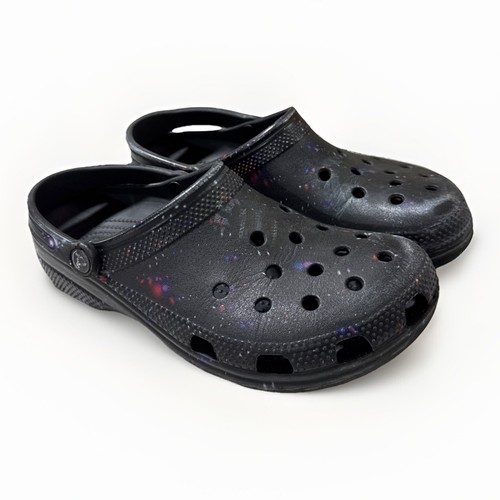 Classic Crocs Out of this world ll Unisex Clog Black painted Size M 9 / W 11
