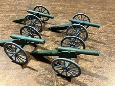 BMC Toys 1/32nd scale plastic Battle of Gettysburg ACW Cannons lot