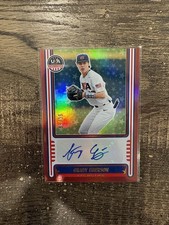 GRADY EMERSON 2025 Panini USA Baseball Stars & Stripes RED Holo AUTO # /99