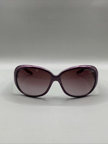 Armani Exchange Sunglasses AX086S 0NTN 62-115 Gradient Lens Purple Frames Logo - Picture 2 of 11