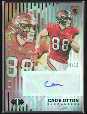 Cade Otton 2022 Panini Illusions Rookie Signs Green RC Auto /10 #RS-COT Tampa