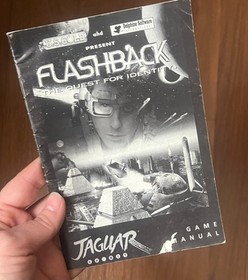 Atari Jaguar Flashback Game Cartridge Tested and Working with Manual