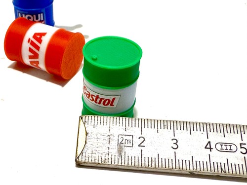 200l Ölfass Schmierstoff Fass Ölfässer 3D Druck 1:32 Avia, 3er Set Zubehör NEU - Picture 9 of 25