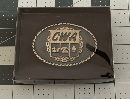 Brand New Rare CWA Communications Workers Of America Belt Buckle - Picture 8 of 8