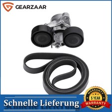 Keilrippenriemen + Riemenspanner Spanner passt für BMW 3er Cabriolet E93 Schwarz