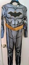 DC Batman Halloween Cosplay Costume Child Medium Size 8-10 Mask,Cape,Suit  Belt