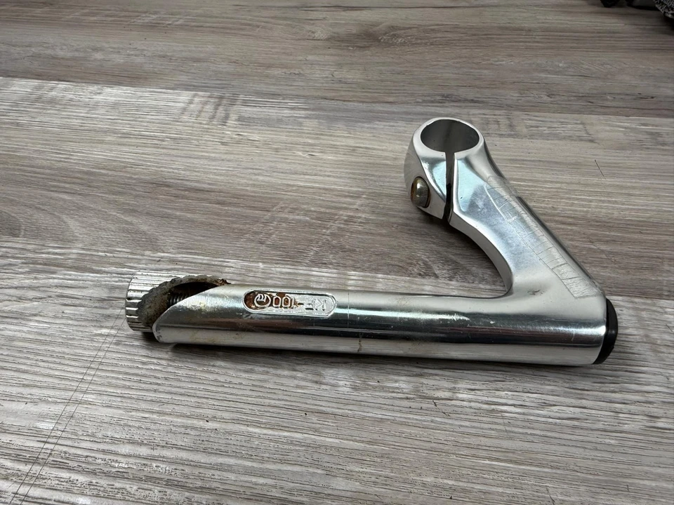 Bicicleta de carretera vintage Kalloy 1” potencia pluma 100 mm 25,4 22,2 años 90 Foto 3 de 4