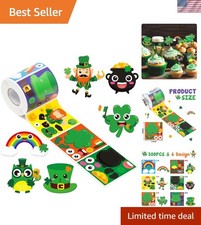 Festive 300-Piece Sticker Pack for St. Patrick's Day Crafting  Decorating