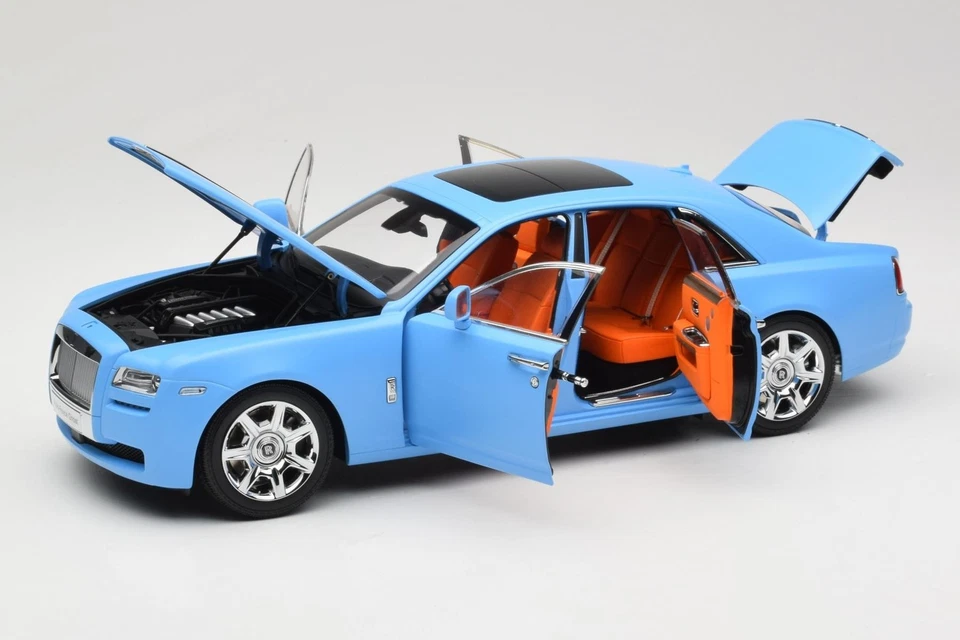 08802LB Rolls-Royce Ghost Series I Light Blue Kyosho 1:18 - Immagine 2 di 4
