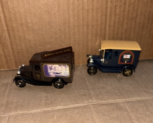 LLedo RARE Van Promotional Model Ford Model A Toy Car Collectable 2 Piece Set - Picture 2 of 10