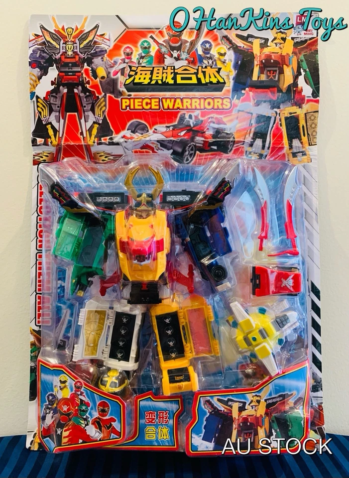 ¡NUEVO!Power Rangers Kaizoku Sentai DX Shinken Gokai-Oh Gao Lion Gokaiger Megazord Foto 2 de 4