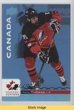 2017 Upper Deck Team Canada Juniors Blue Spectrum Akil Thomas #53 READ d4e