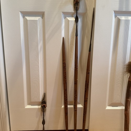 Set Of 6 African Spears