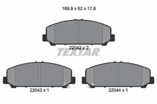 TEXTAR 2204201 Brake Pad Set, disc brake for INFINITI,NISSAN,SUZUKI