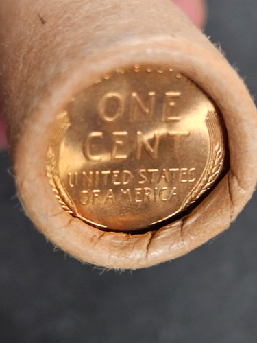 🌟 1949-S OBW OLD BANK WRAP PENNY ROLL BU UNCIRCULATED LINCOLN WHEAT CENT - Picture 4 of 4