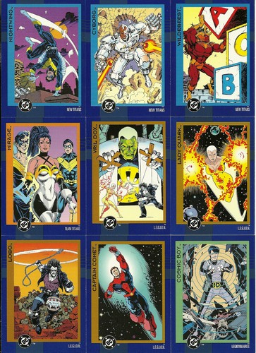 DC COSMIC TEAMS CARDS - COMPLETE SET OF 150 - SUPERMAN - GREEN LANTERN - FLASH - Picture 7 of 12