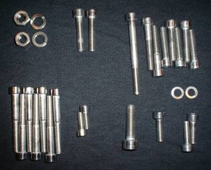 YAMAHA-PW50-QT50-PW-QT-50-STAINLESS-BOLT-SCREW-ENGINE-set-KIT-POLISHED