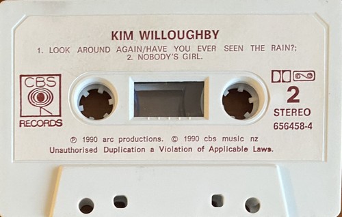 Kim Willoughby Look Around Again / Have You Ever Seen...? NZ Cassette Cassingle - Picture 5 of 5