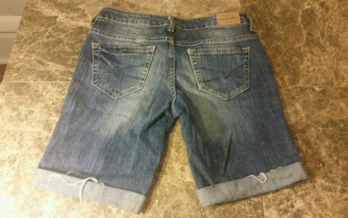 Pantalones cortos de jean para mujer Aeropostale Bermuda talla 0 - Imagen 3 de 7