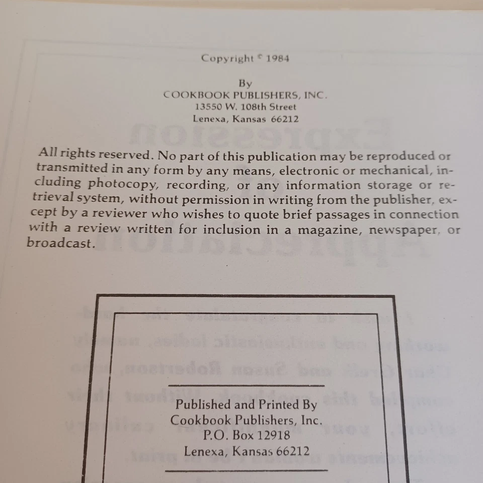 1984 Maintenance Munchies Cookbook Fort Riley Kansas 701st Maintenance Battalion - Image 3 of 4