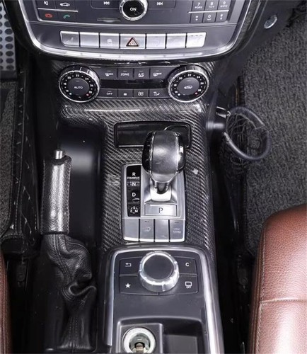 Carbon Fiber Central Control Storage Box Trim For Benz G Class W463 G500 2012-18 - Picture 4 of 12