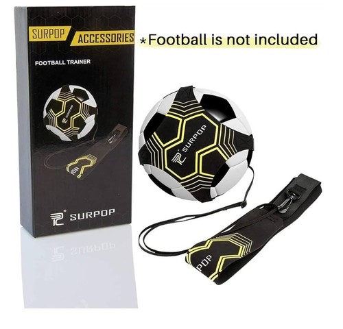 ALL BLACK Soccer/Volleyball/Rugby Trainer, Kick Solo Practice Training Aid - Picture 4 of 6