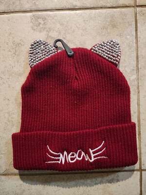 MEOW SPARKLE BEANIE  -New - B
