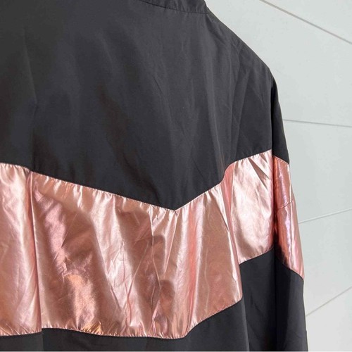 NEW ZYIA Large Pink Shine Block Bomber Jacket - Picture 7 of 11