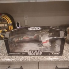 Star Wars The Saga Collection Luke Skywalker's X-Wing w Dagobah Swamp Scene
