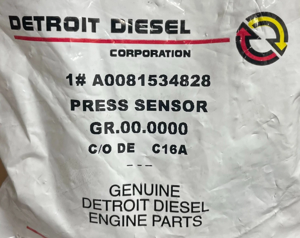 A0081534828 GENUINE DETROIT DIESEL PRESSURE SENSOR OEM - NEW | eBay