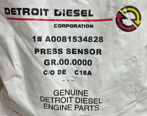 Sensor de presión diésel genuino Detroit A0081534828 OEM - Nuevo - Imagen 2 de 4