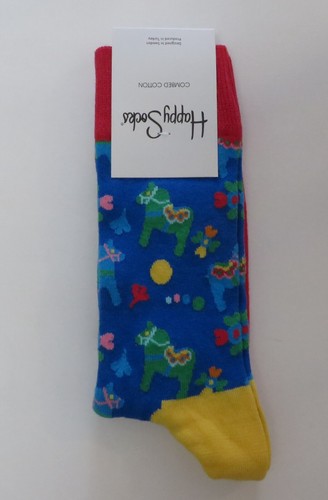 Happy Socks Men's Classic Crew Sock, Shoe Size 10 - 13 Soft Cotton 1 Pack - Picture 462 of 505