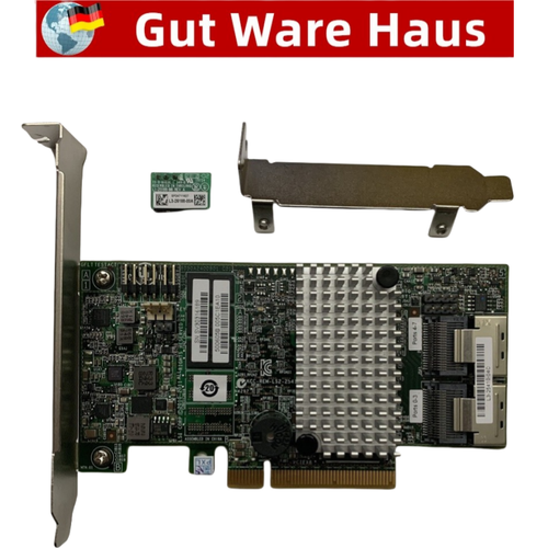 FOR LSI 9267-8I 6GB 2.0 512MB 8PORT SAS CONTROLLER CARD+8087 TO (4) 7-PIN SATA