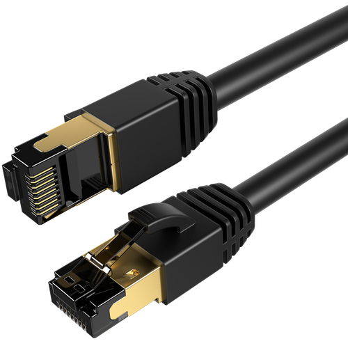 CAT8 Network Cable Ethernet Patch Cord 26AWG Copper SFTP Wire Router Modem Lot - Picture 7 of 39