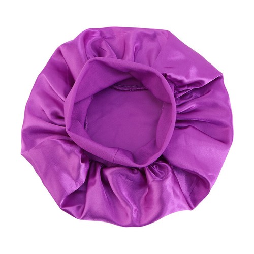New Kids Girls Boys Satin Night Sleep Cap Wide Band Elastic Turban Headwear Bonn - Picture 4 of 21