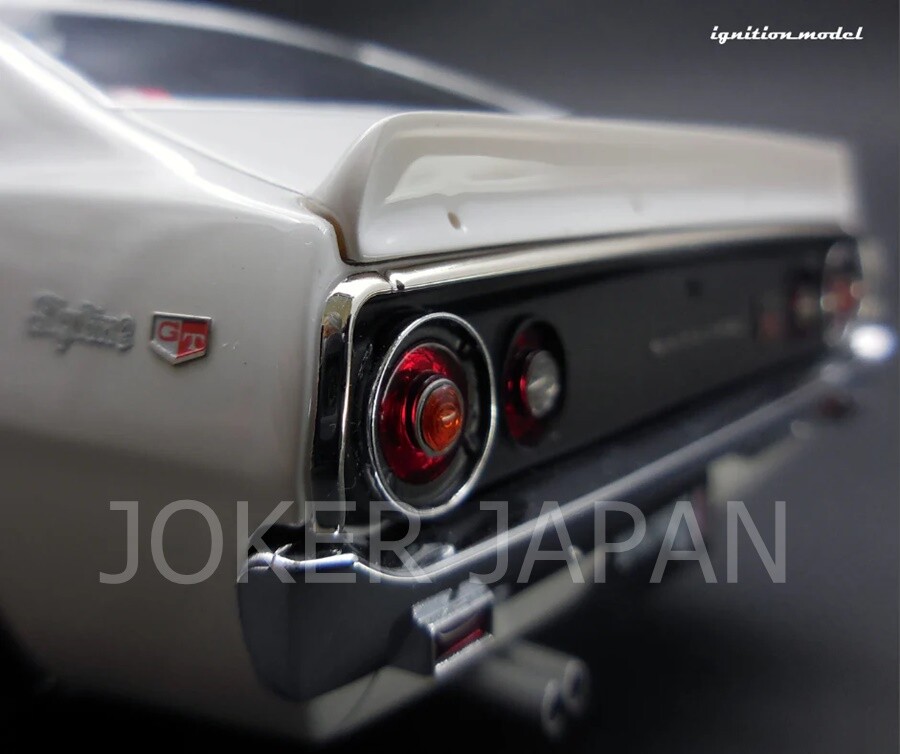 IG1979 Nissan Skyline 2000 GT-X (GC110) White – ignition model