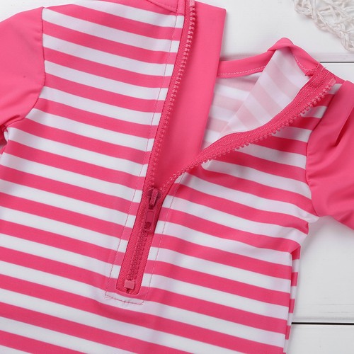 Baby Girls Swimsuit UPF 50+ Rash Guard Kids Swimwear Bathing Swimming Suit - Picture 32 of 42