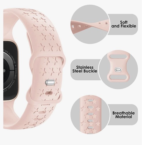 Sport Band compatible Apple Watch band 38mm, 40mm, 41mm, 42mm, 44mm, 45mm, 49mm - Picture 3 of 3