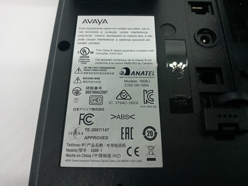 Lot de 5 x téléphone IP Avaya 1608-I POE ID 700508260 - 3 x lots disponibles - Photo 12/16