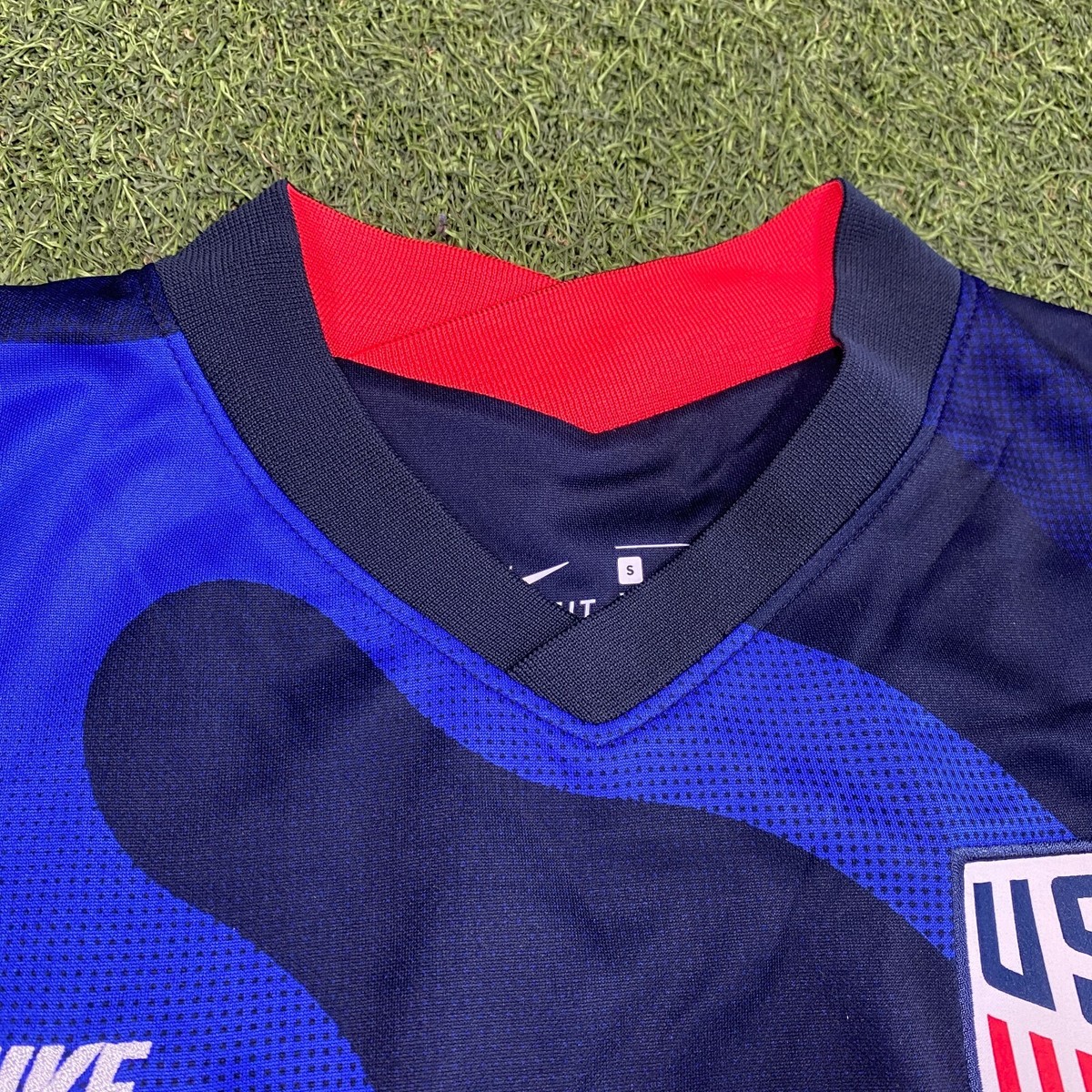 NIKE USA Away Men's Soccer Jersey 2020 - Navy | eBay